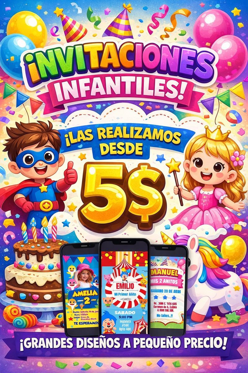 Invitaciones infantiles